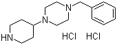 structure of CAS# 868707-62-4, 1-Benzyl-4-(piperidin-4-yl)piperazine dihydrochloride