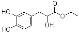 CAS # 868785-50-6, alpha,3,4-Trihydroxybenzenepropanoic acid 1-methylethyl ester, Isopropyl 2-hydroxy-3-(3,4-dihydroxyphenyl)propanoate, Isopropyl 3-(3,4-dihydroxyphenyl)-2-hydroxypropanoate, Isopropyl beta-(3,4-dihydroxyphenyl)-alpha-hydroxypropanoate, ND 309