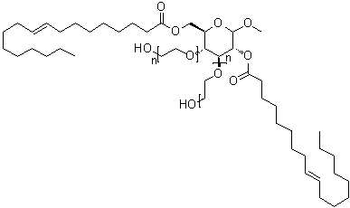 Glucamate DOE 120 molecular structure (CAS 86893-19-8)