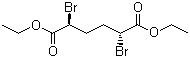 structure of CAS# 869-10-3, Diethyl 2,5-dibromohexanedioate
