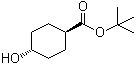 structure of CAS# 869193-57-7, trans-4-Hydroxycyclohexanecarboxylic acid tert-butyl ester