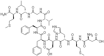 CAS # 86933-75-7, Porcine neurokinin B, Neurokinin B (pig spinal cord), Neurokinin B (porcine), Neurokinin beta (pig spinal cord), Neuromedin K (pig spinal cord)