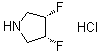 structure of CAS# 869481-94-7, 顺式-3,4-二氟吡咯烷盐酸盐