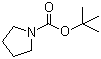 structure of CAS# 86953-79-9, 1-Boc-Pyrrolidine