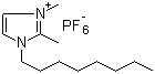 structure of CAS# 869578-59-6, 1-辛基-2,3-二甲基-1H-咪唑鎓六氟磷酸盐