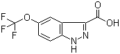 structure of CAS# 869782-94-5, 5-三氟甲氧基吲唑-3-羧酸