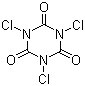 structure of CAS# 87-90-1, 三氯异氰尿酸