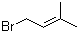 structure of CAS# 870-63-3, 1-溴-3-甲基-2-丁烯