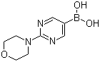 structure of CAS# 870521-33-8, 2-吗啉基嘧啶-5-基硼酸
