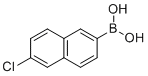 (6-Chloro-2-naphthyl)boronic acid molecular structure (CAS 870822-86-9)