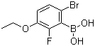 structure of CAS# 871126-14-6, 6-溴-3-乙氧基-2-氟苯硼酸