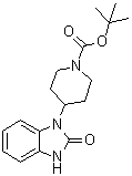 CAS # 87120-81-8, 4-(2-Oxo-2,3-dihydrobenzimidazol-1-yl)piperidine-1-carboxylic acid tert-butyl ester