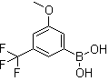 structure of CAS# 871332-97-7, 3-甲氧基-5-三氟甲基苯硼酸