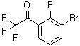 structure of CAS# 871353-32-1, 1-(3-溴-2-氟苯基)-2,2,2-三氟乙酮