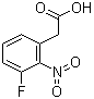 structure of CAS# 872141-25-8, 3-氟-2-硝基苯乙酸