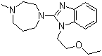 structure of CAS# 87233-61-2, Emedastine