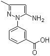 CAS # 872407-85-7, 3-(5-Amino-3-methyl-1H-pyrazol-1-yl)benzoic acid