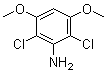 structure of CAS# 872509-56-3, 2,6-二氯-3,5-二甲氧基苯胺