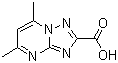 structure of CAS# 87253-62-1, 5,7-二甲基-[1,2,4]三唑并[1,5-a]嘧啶-2-羧酸