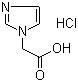 structure of CAS# 87266-37-3, 1H-咪唑-1-乙酸盐酸盐