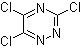 3,5,6-Trichloro-1,2,4-triazine molecular structure (CAS 873-41-6)