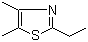 CAS # 873-64-3, 2-Ethyl-4,5-dimethylthiazole, 4,5-Dimethyl-2-ethylthiazole
