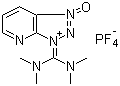 structure of CAS# 873798-09-5, 2-(7-Azabenzotriazole-1-yl)-1,1,3,3-tetramethyluronium tetrafluoroborate