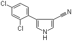 CAS 登录号：87388-06-5, 4-(2,4-二氯苯基)-1H-吡咯-3-甲腈