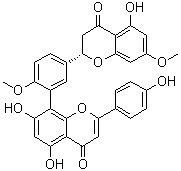 structure of CAS# 873999-88-3, 8-[5-[(2S)-3,4-二氢-5-羟基-7-甲氧基-4-氧代-2H-1-苯并吡喃-2-基]-2-甲氧基苯基]-5,7-二羟基-2-(4-羟基苯基)-4H-1-苯并吡喃-4-酮