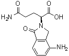 CAS # 874760-69-7, (alphaS)-4-Amino-alpha-(3-amino-3-oxopropyl)-1,3-dihydro-1-oxo-2H-isoindole-2-acetic acid