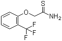 CAS 登录号：874804-03-2, 2-[2-(三氟甲基)苯氧基]硫代乙酰胺