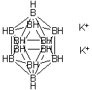 CAS # 874881-81-9 (12008-77-4), Potassium dodecahydroclosododecaborate
