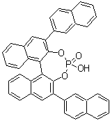 structure of CAS# 874948-60-4, (11bS)-4-Hydroxy-2,6-di-2-naphthalenyl-dinaphtho[2,1-d:1',2'-f][1,3,2]dioxaphosphepin 4-oxide
