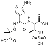 structure of CAS# 87500-74-1, 氨曲南 USP 相关化合物A