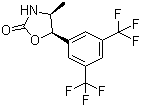structure of CAS# 875444-08-9, (4S,5R)-5-[3,5-双(三氟甲基)苯基]-4-甲基-1,3-恶唑烷-2-酮