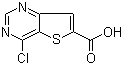 structure of CAS# 875515-76-7, 4-氯噻吩并[3,2-d]嘧啶-6-羧酸