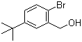 structure of CAS# 875664-30-5, 2-溴-5-(叔丁基)苄醇