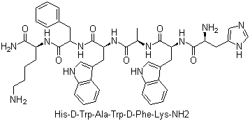 structure of CAS# 87616-84-0, 生长激素释放肽-6