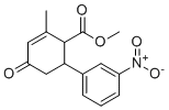 CAS # 87625-92-1, Nicardipine Impurity A, Methyl 2-methyl-6-(3-nitrophenyl)-4-oxo-2-cyclohexene-1-carboxylate