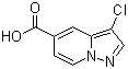 CAS 登录号：876379-80-5, 3-氯吡唑并[1,5-a]吡啶-5-羧酸