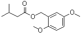 structure of CAS# 876665-00-8, 3-甲基丁酸 (2,5-二甲氧基苯基)甲基酯
