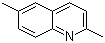 structure of CAS# 877-43-0, 2,6-Dimethylquinoline