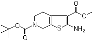 CAS # 877041-47-9, 2-Amino-4,7-dihydrothieno[2,3-c]pyridine-3,6(5H)-dicarboxylic acid 6-(tert-butyl) 3-methyl ester