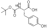 CAS 登录号：87713-11-9, N-[叔丁氧羰基]-L-酪氨酸-<sup>15</sup>N