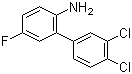 structure of CAS# 877179-04-9, 2-氨基-5-氟-3',4'-二氯联苯