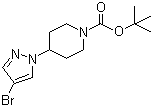 CAS # 877399-50-3, 4-(4-Bromopyrazol-1-yl)piperidine-1-carboxylic acid tert-butyl ester
