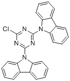 CAS 登录号：877615-05-9, 9,9'-(6-Chloro-1,3,5-triazine-2,4-diyl)bis(9H-carbazole) 9,9'-(6-氯-1,3,5-三嗪-2,4-二基)双(9H-咔唑)