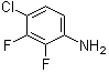 CAS # 878285-12-2, 4-Chloro-2,3-difluorobenzenamine
