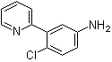 structure of CAS# 879088-41-2, 4-氯-3-(2-吡啶基)苯胺