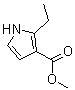 structure of CAS# 879214-82-1, 2-乙基-1H-吡咯-3-羧酸甲酯
